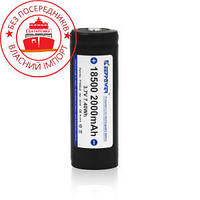 Аккумулятор Li-ion с защитой KEEPPOWER 18500 2000 mAh 3.7V (Panasonic) Длина - 52 мм