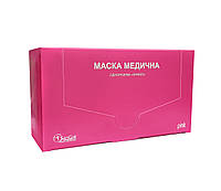 Маски медицинские одноразовые розовые SanGig, упаковка 50 шт