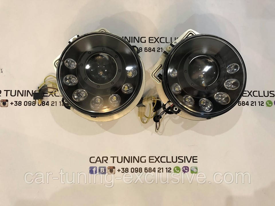 Headlamps "Black" for Mercedes G-class W463