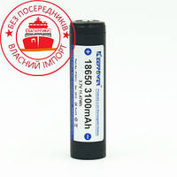 Аккумулятор Li-ion с защитой KEEPPOWER 18650 3100 mAh 3.7V (Panasonic) Длина - 69 мм