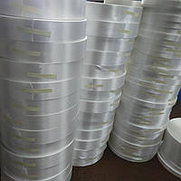 Атласна стрічка для принтера, стрічка сатин для друку, біла 200 метрів 50