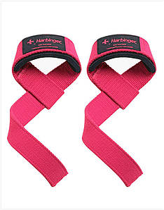 Ремені для тяги Harbinger Women's Padded Cotton Lifting Straps Pink