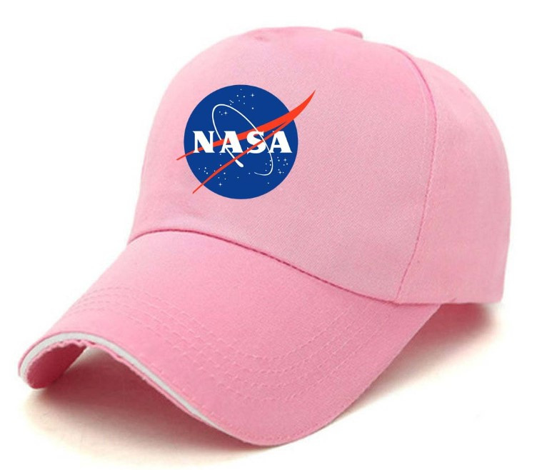 Кепка Бейсболка Nasa Рожева із зображенням