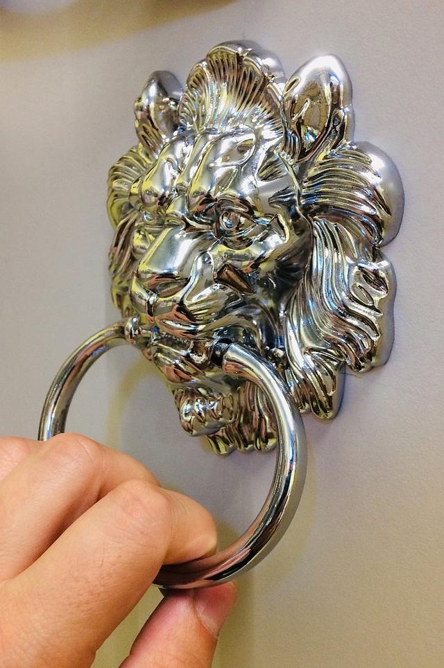 Лев дверная ручка кольцо