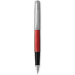 Ручка перова Parker JOTTER 17 Kensington Red CT FP M 16 412 з нержавіючої сталі, оздоблення хромом