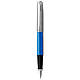 Ручка пір'яна Parker JOTTER 17 Plastic Blue CT FP F 15 111 із сталі і пластика, фото 3