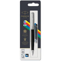 Ручка перьевая Parker JOTTER 17 Standart Black CT FP M блистер 15 616 из стали и пластика