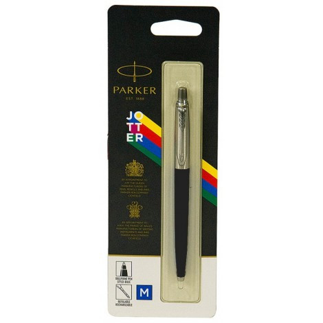 Ручка кулькова Parker JOTTER 17 Standart Black CT BP блістер 15 636