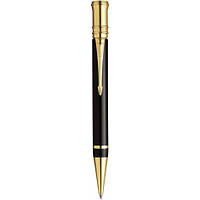 Шариковая ручка Parker Duofold Black New BP 91 032Ч из литого акрила, с позолотой