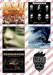 Стікерпак Rammstein (album covers)