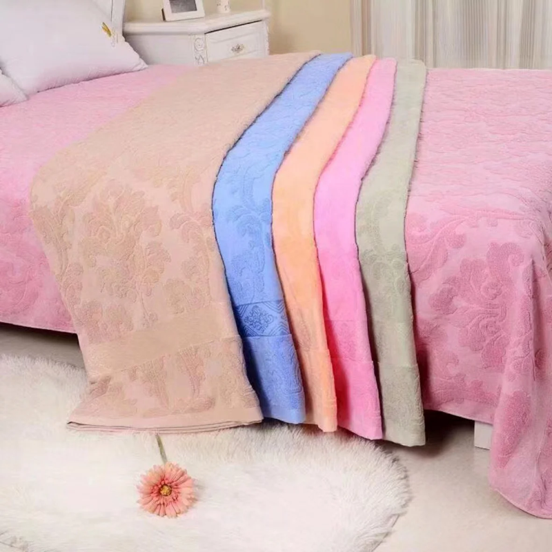 Махрове простирадло 200х220см. Вензеля в асортименті, фото 1