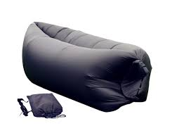 Надувний диван ламзак Supretto Air Sofa (Lamzak) матрац, шезлонг, 233 х 82 x 41 см. Чорний, 2330.0, Для дітей та дорослих, Нейлон