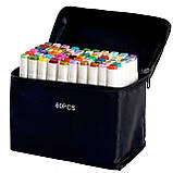 Набір якісних маркерів 60 штук Touch Smooth для скетчинга, Маркери художні двосторонні, фото 3