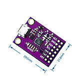 CP2112 — USB — UART I2C SMBus адаптер для прошивання батарей ноутбуків, фото 2