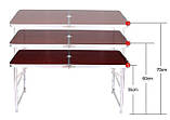 Стіл розкладний алюмінієвий для пікніка + 4 стільця, валіза FT, фото 4
