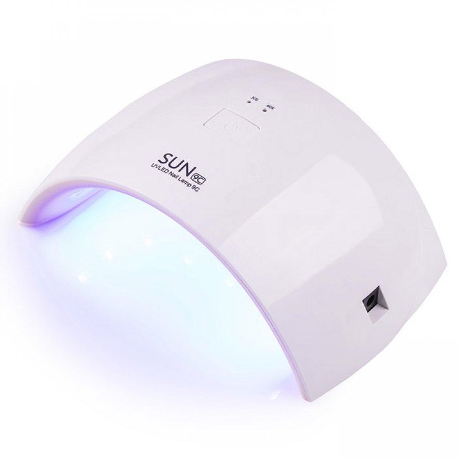 UV-LED ЛАМПА ДЛЯ МАНІКЮРУ УНІВЕРСАЛЬНА SUN 9C 24 ВТ (БІЛА)