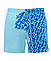 Шорти хамелеон для плавання, пляжні чоловічі спортивні міняють колір в сині квадрати розмір 2XL код 26-0089, фото 7