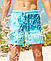 Шорти хамелеон для плавання, пляжні чоловічі спортивні міняють колір в сині квадрати розмір 2XL код 26-0089, фото 8