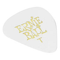 Медиатор Ernie Ball 9101 Thin White Guitar Pick 0.46 mm (1 шт.)