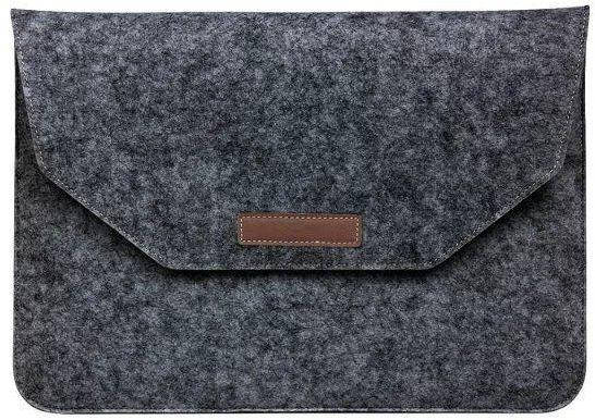 Папка-конверт Felt sleeve bag для MacBook 13.3" dark gray, фото 1