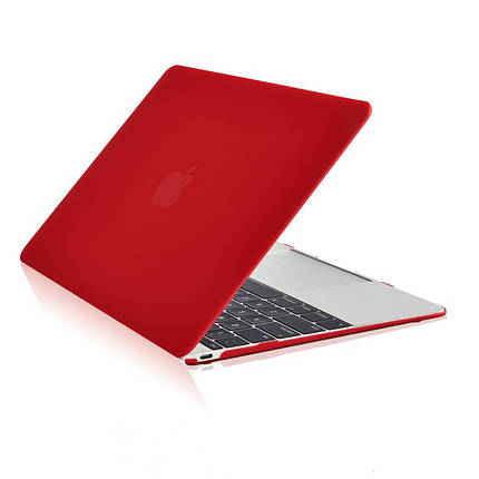 Чохол накладка DDC пластик для MacBook Pro 15" (2016/2017/2018/2019) red matte, фото 1