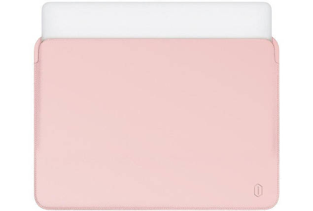 Папка-конверт Wiwu Skin Pro Leather для MacBook Air 13,3" pink, фото 1