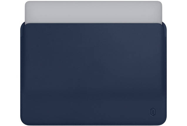 Папка-конверт Wiwu Skin Pro Leather для MacBook Air 13,3" blue, фото 1