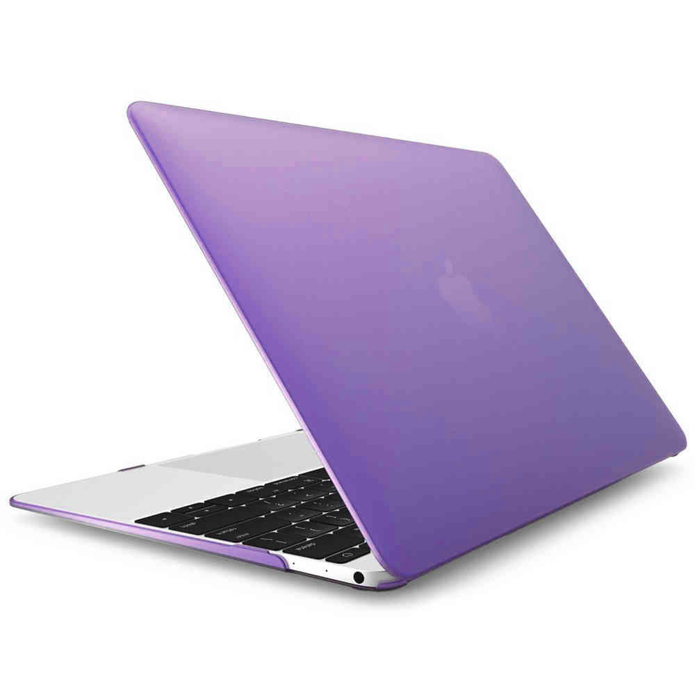 Чохол накладка DDC пластик для MacBook 12" matte purple