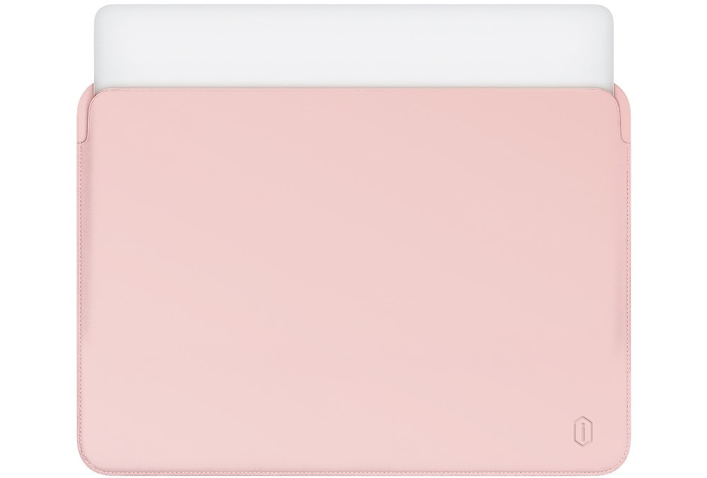 Папка-конверт Wiwu Skin Pro Leather для MacBook 13" pink