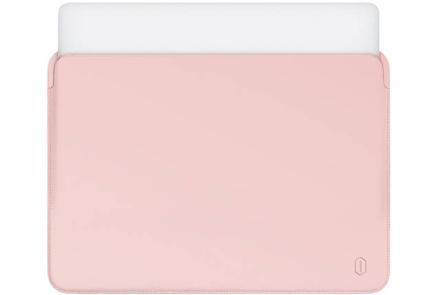 Папка-конверт Wiwu Skin Pro Leather для MacBook 13" pink, фото 1