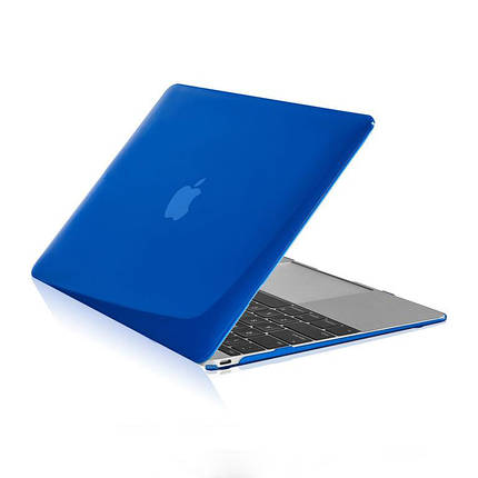 Чохол накладка DDC пластик для MacBook 12" crystal royal blue, фото 1