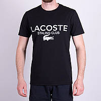 Чоловіча футболка LACOSTE, чорного кольору