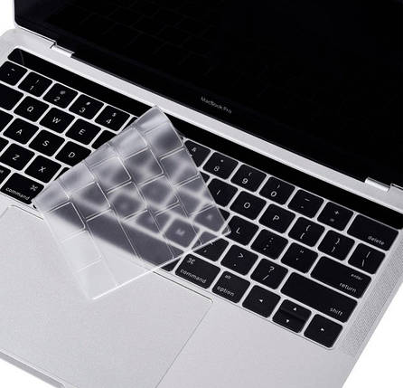 Накладка на клавіатуру Touch Bar для MacBook Pro 13"/15" (2016-2019) cristal, фото 1