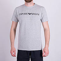 Чоловіча футболка Emporio Armani, сірого кольору