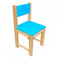 Стільчик дитячий №28 тм ИГРУША блакитний
