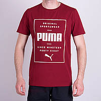 Чоловіча футболка Puma, кольору бордо
