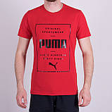 Чоловіча футболка Puma, чорного кольору, фото 5