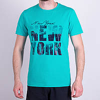 Чоловіча футболка, білі блакитного кольору