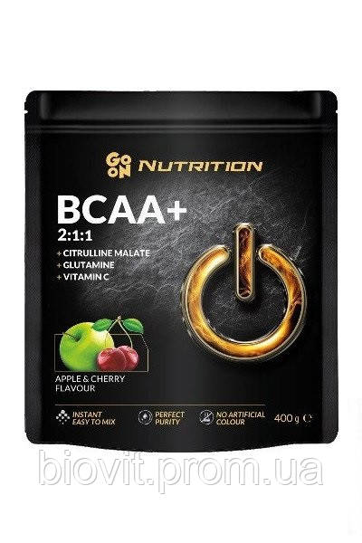 Комплекс амінокислот (BCAA+) 400 г зі смаком яблука-вишні