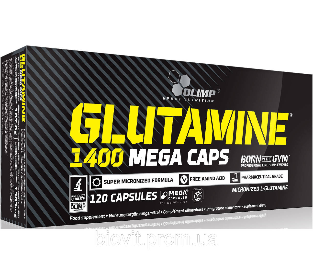 L-Глютамін (L-Glutamine 1400 Mega Caps) 1400 мг