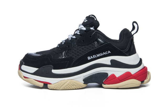 Кросівки жіночі Биленбилага Balenciaga Triple S Black чорні