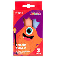 Крейда кольорова Kite Jumbo, 3 кольори, Kite Jolliers K19-077