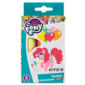 Крейда кольорова Kite Jumbo, 3 кольори, My Little Pony LP19-077