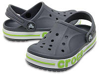 Детские кроксы серые, сабо Crocs Kids Bayaband Clog оригинал