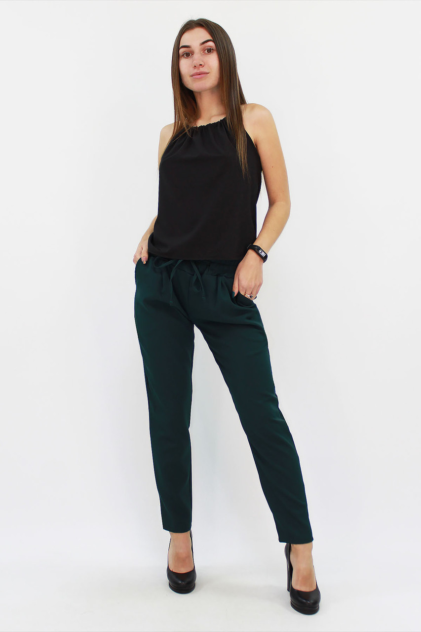 Стильні жіночі брюки Shansy, темно-зелений