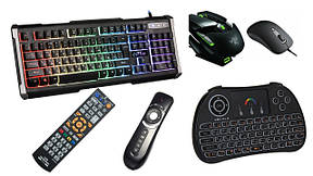 Мишки, клавіатури, пульти