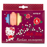 Крейда кольорова Kite Jumbo, 6 кольорів, Hello Kitty HK19-073