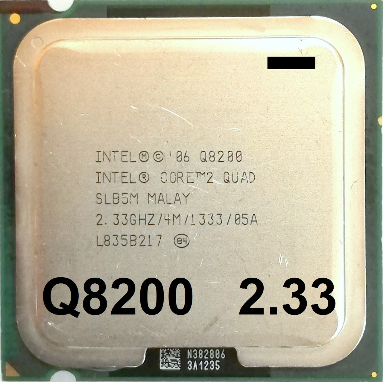 Процесор Intel Core 2 Quad Q8200 M1 SLB5M R0 SLG9S 2.33GHz 4M Cache 1333 MHz FSB Socket 775 Б/У МІНУС