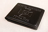Шкіряна обкладинка СБУ з кишенею чорний 016-01, фото 4