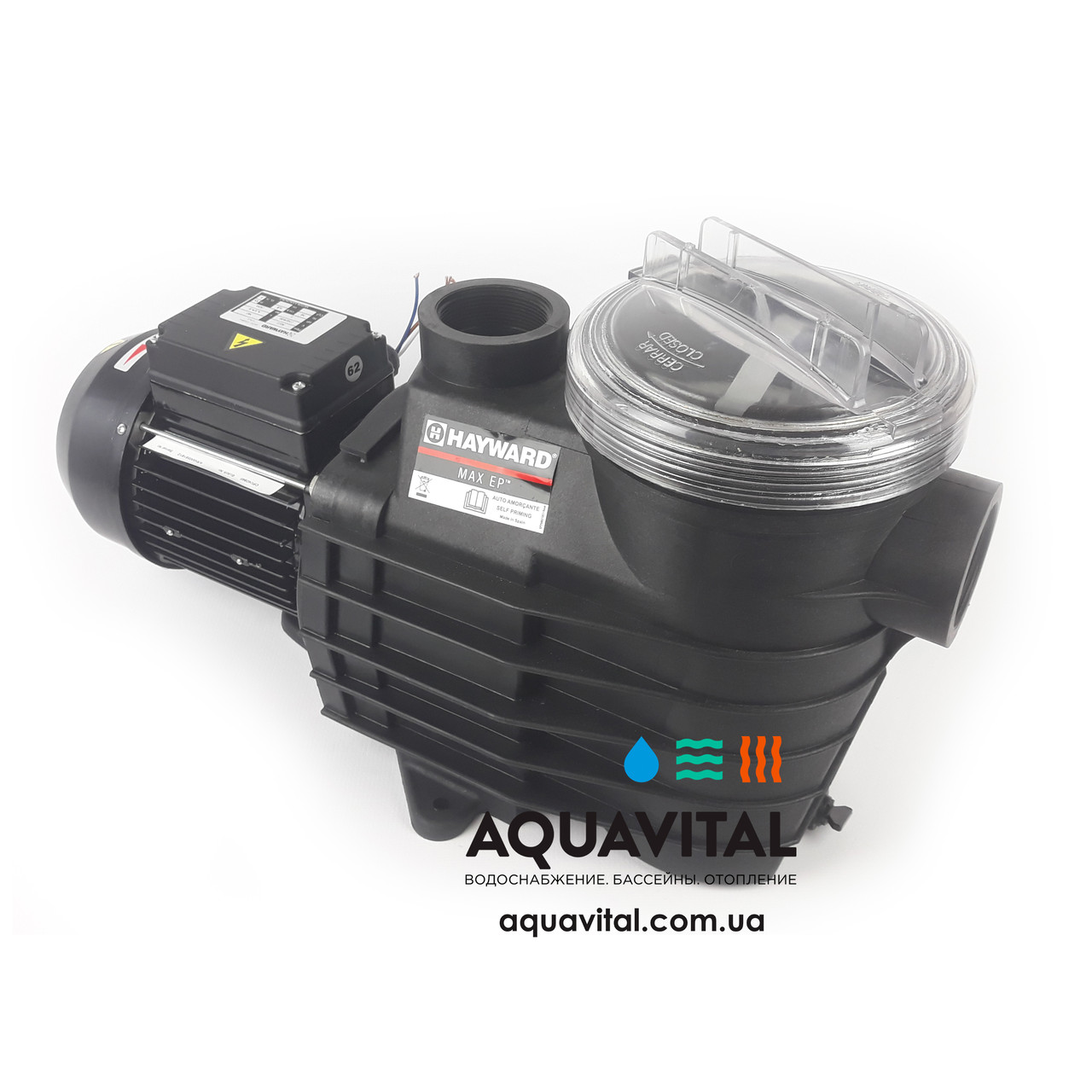 Насос до басейну Hayward SP2530XE303E EP 300 IE3, 32 м³/год, трифазний